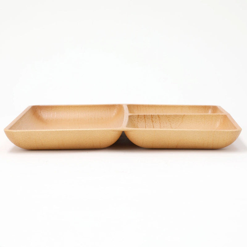 WATER-REPELLENT 24CM LUNCH PLATE WOOD LIKE NA
