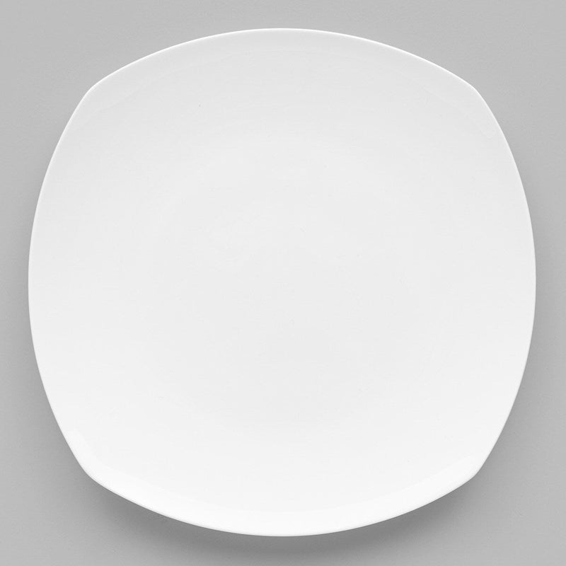 BONE CHINA 24CM SQ PLATE BC011