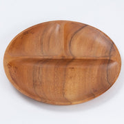 Acacia Round Lunch Plate 10in D25.5xH2.2