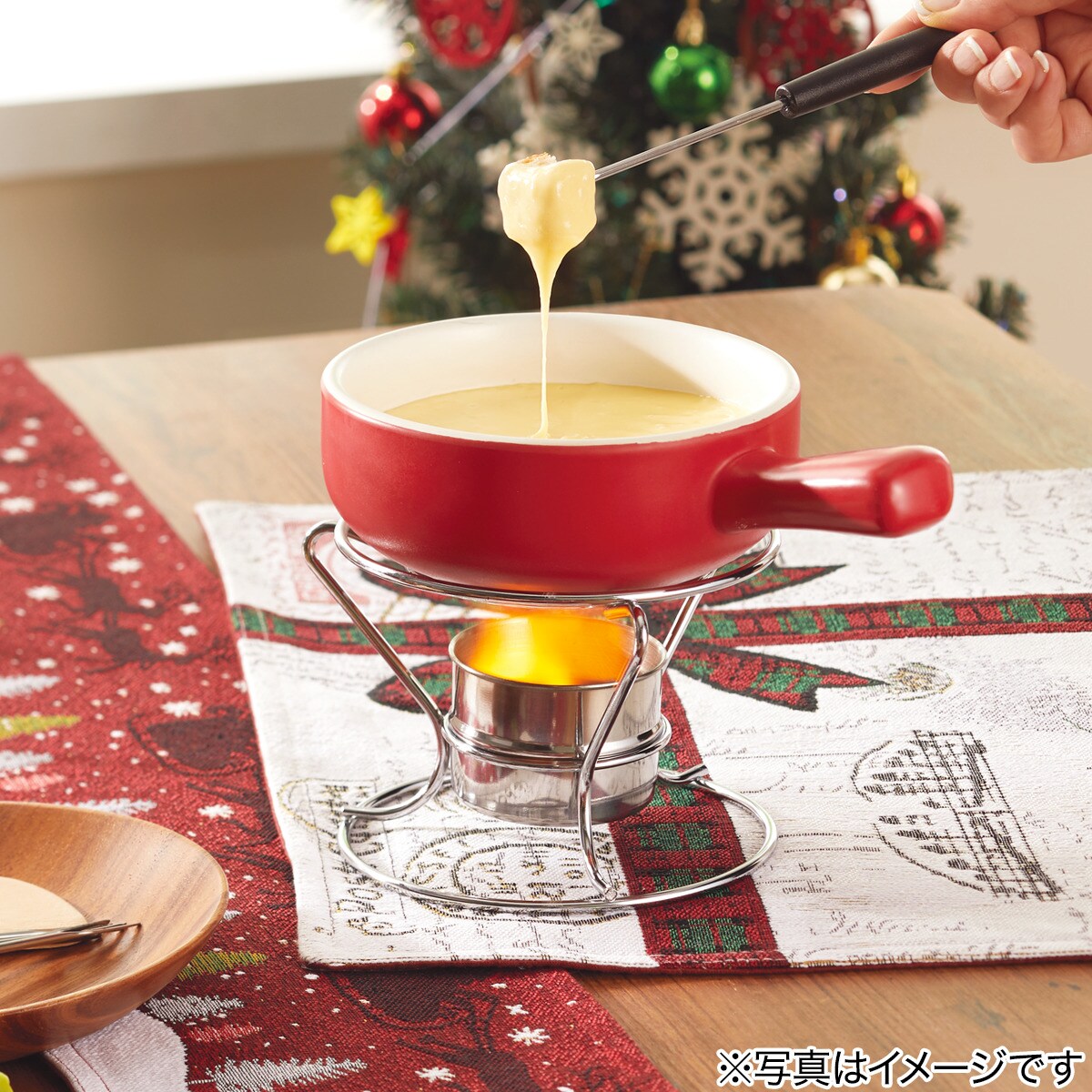 ヴィンテージ フォンデュ　バーナー&スタンド　セット CHEESE FONDUE RE — NITORI INDIA