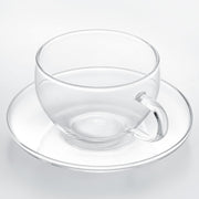 Heat-Resistant Glass Cup&Saucer 300ml Mc-03