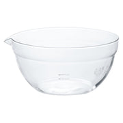 HEAT RESISTANT GLASS SINGLE SPOUT BOWL 800ML