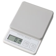 KITCHEN SCALE 3KG SQ W/COVER GY