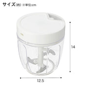 VEGE CHOPPER WITH WHISK/LID M KK01