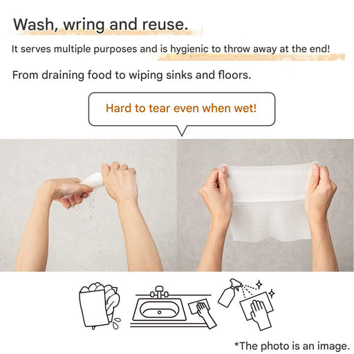 washable paper towels 80P