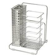 STAINLESS KNIFE&CUTTING BOARD STAND