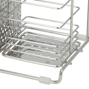 STAINLESS KNIFE&CUTTING BOARD STAND