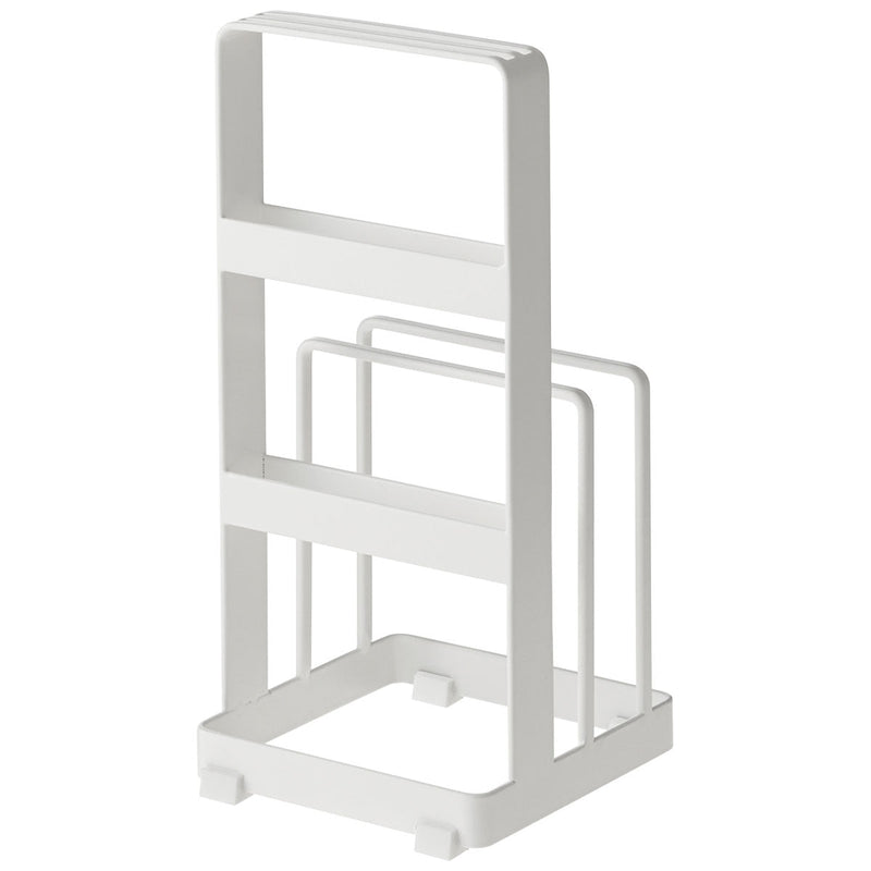 Knife & Cutting Board Stand Flat WH