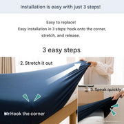STRETCH FITTEDSHEET38 NFIT FT05 COTTON SD-D