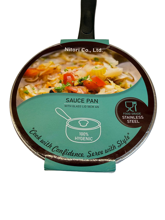 SAUCE PAN WITH LID 18cm AN