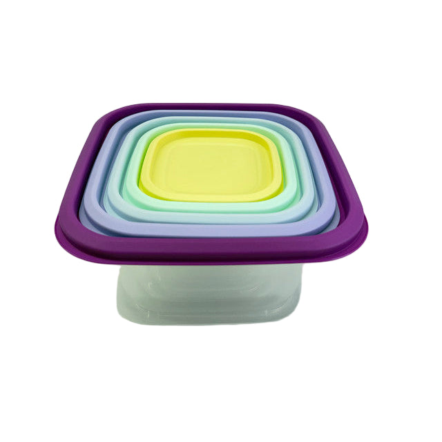 PRISM SQUARE CONTAINER SET 5P AT 402692