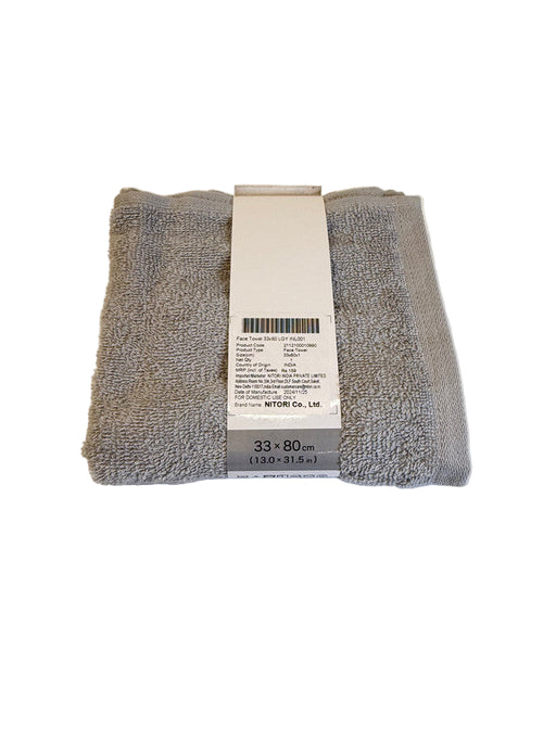 Face Towel 33x80 LGY INL001