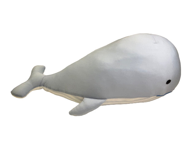 NC BODY PILLOW WHALES M