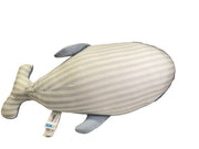 NC BODY PILLOW WHALES M