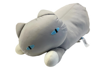 NC BODY PILLOW POLAR CAT M GY