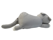 NC BODY PILLOW POLAR CAT M GY