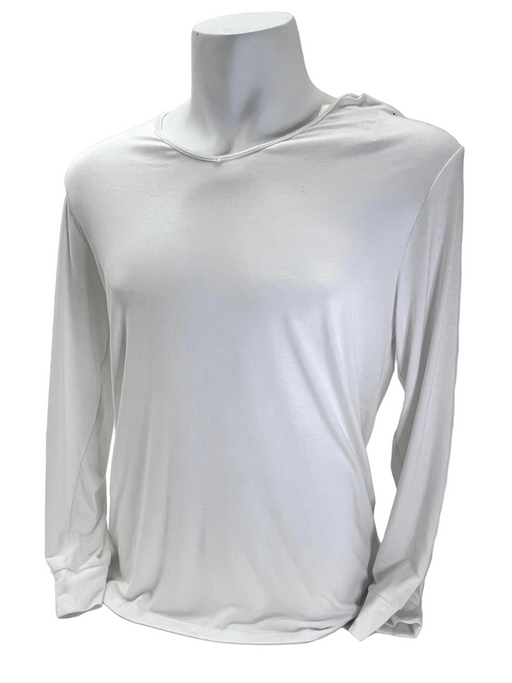 MEN MODAL LYCRA VNECK LONG WH L