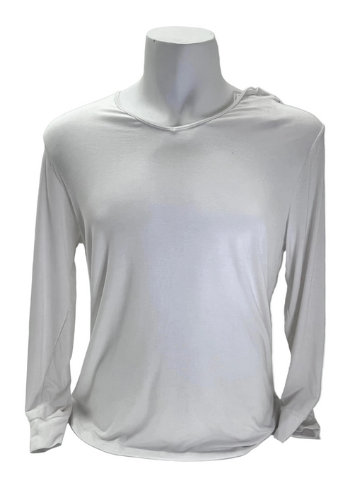 MEN MODAL LYCRA VNECK LONG WH L