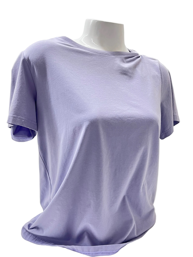 WOMEN MODAL COTTON UNECK SHORT PU XL