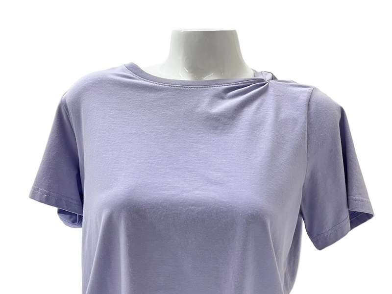 WOMEN MODAL COTTON UNECK SHORT PU M