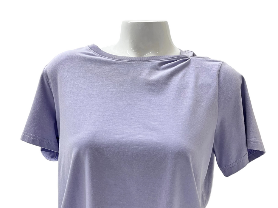 WOMEN MODAL COTTON UNECK SHORT PU XL