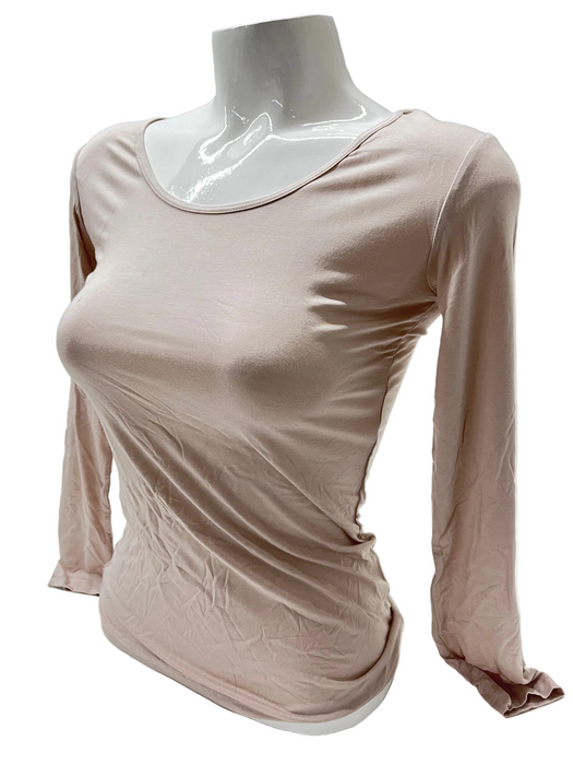 WOMEN MODAL LYCRA UNECK LONG RO XL