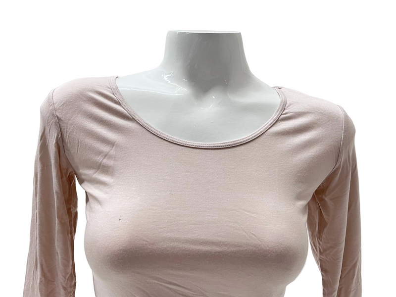 WOMEN MODAL LYCRA UNECK LONG RO M
