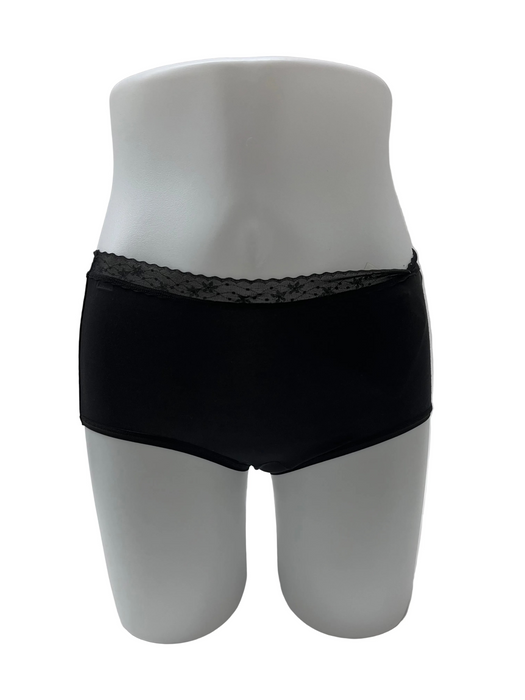 WOMEN MODAL LACE UNDERWEAR BK XL