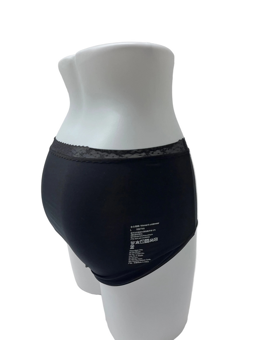 WOMEN MODAL LACE UNDERWEAR BK XL