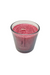 PALM WAX AROMA CANDLE IN GLASS CUP ROSE DT