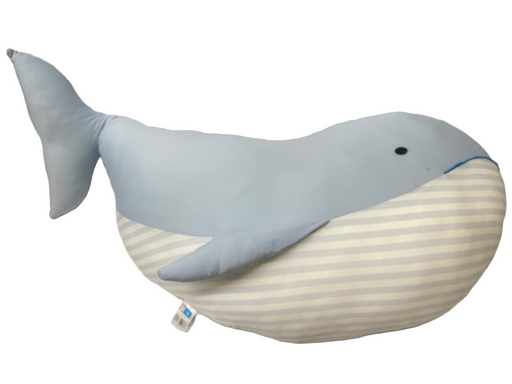 NC BODY PILLOW WHALES L