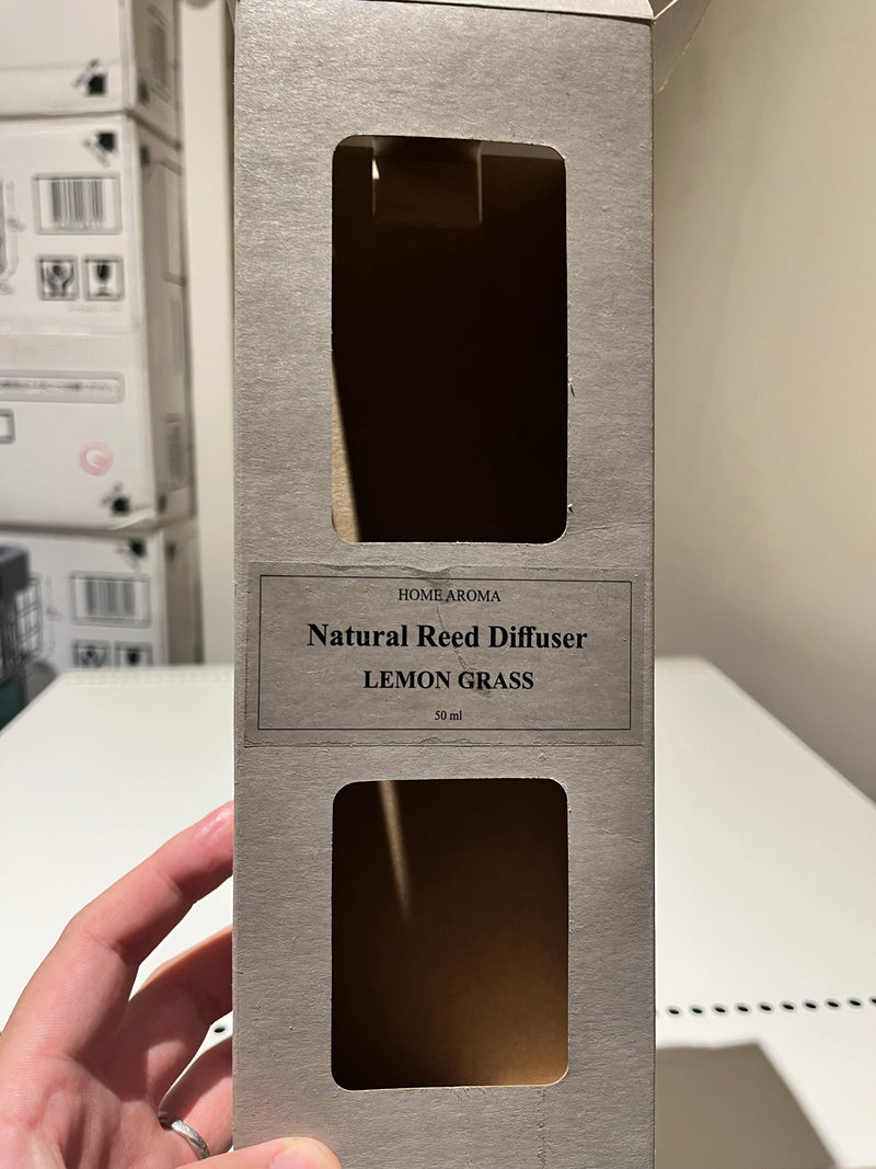 AROMA DIFFUSER IN GLASS BOTTLE 50mL LEMON GRASS DT