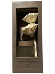 AROMA DIFF W/RND GLASS BOTTLE 100mL ROSE DT