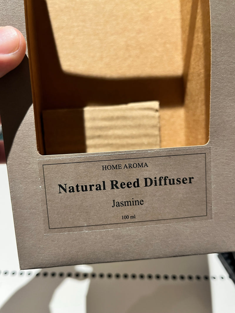 AROMA DIFF W/RND GLASS BOTTLE 100mL JASMINE DT
