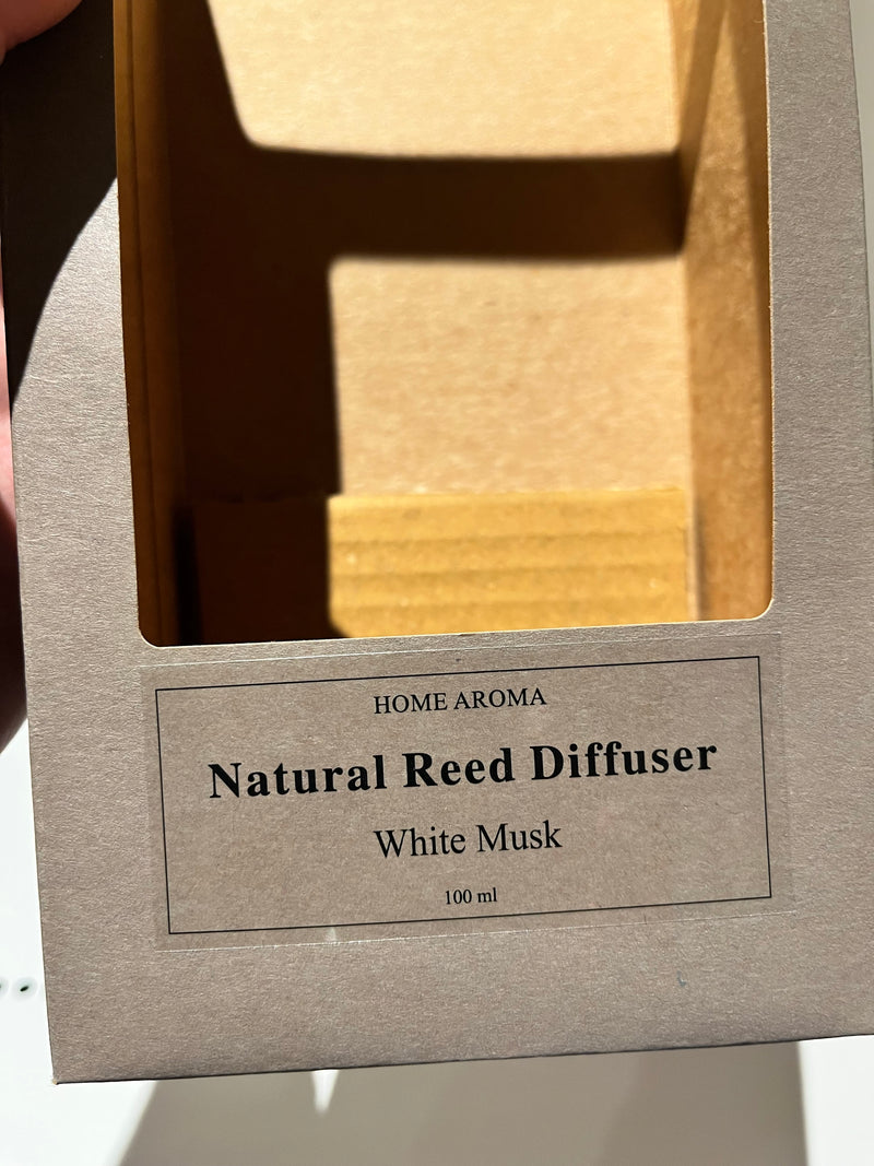 AROMA DIFF W/RND GLASS BOTTLE 100mL WHITEMUSK DT