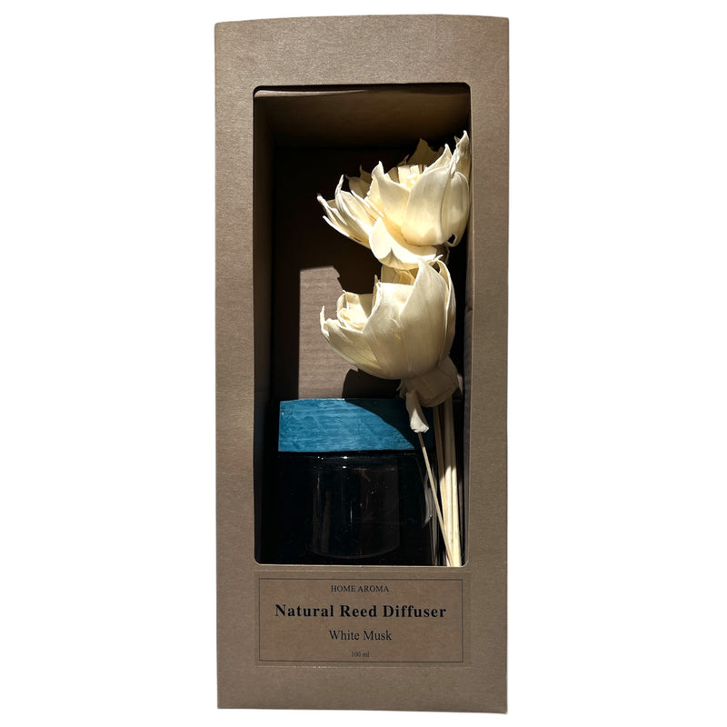 AROMA DIFF W/RND GLASS BOTTLE 100mL WHITEMUSK DT