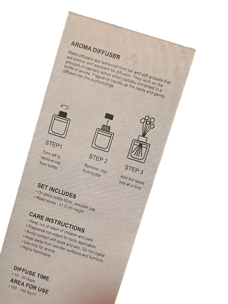 AROMA DIFF IN RND GLASS BOTTLE 50mL LAVENDER DT