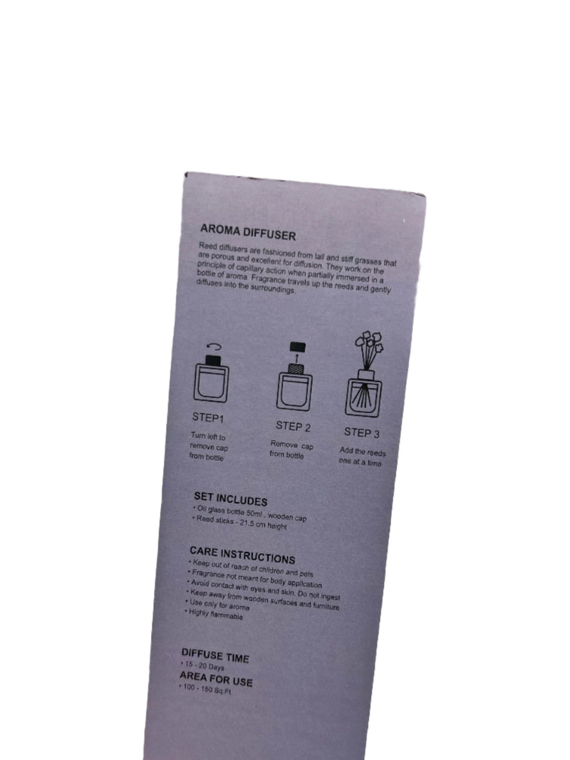 AROMA DIFF IN RND GLASS BOTTLE 50mL JASMINE DT