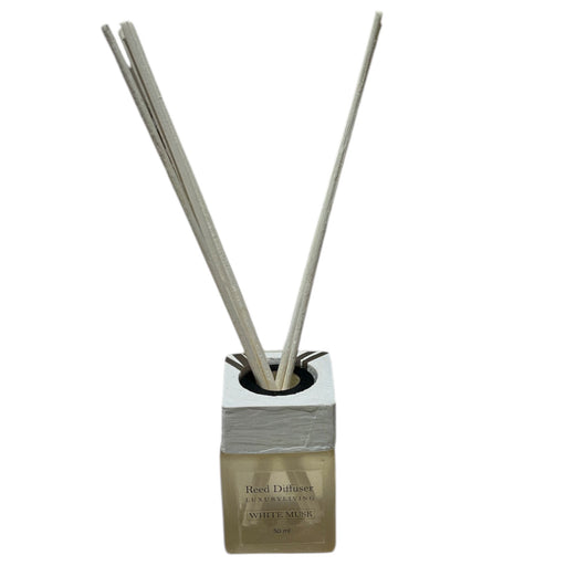 AROMA DIFF IN RND GLASS BOTTLE 50mL WHITE MUSK DT