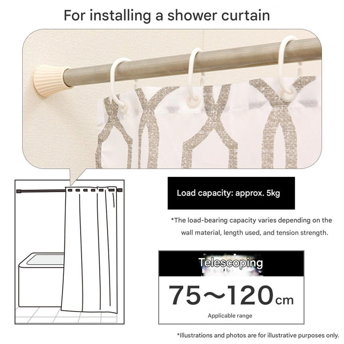 STAINLESS TENSION POLE 3 M 1.2M