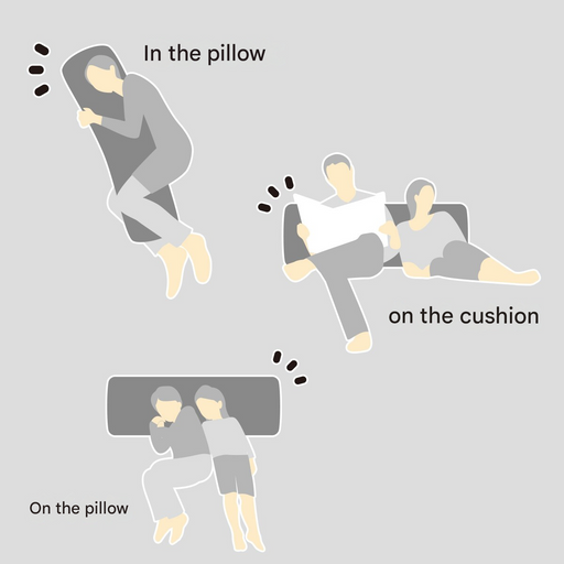 MULTIFUNCTIONAL PILLOW COVER FT03 PLAIN2 BR