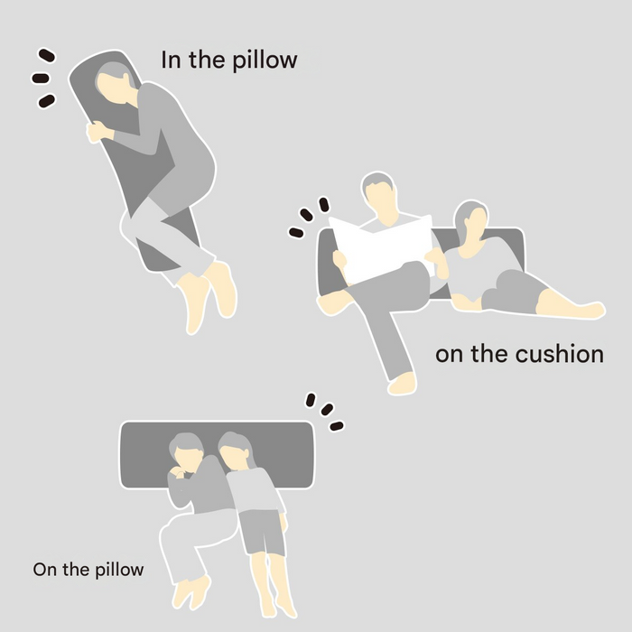 MULTIFUNCTIONAL PILLOW COVER FT03 PLAIN2 BR