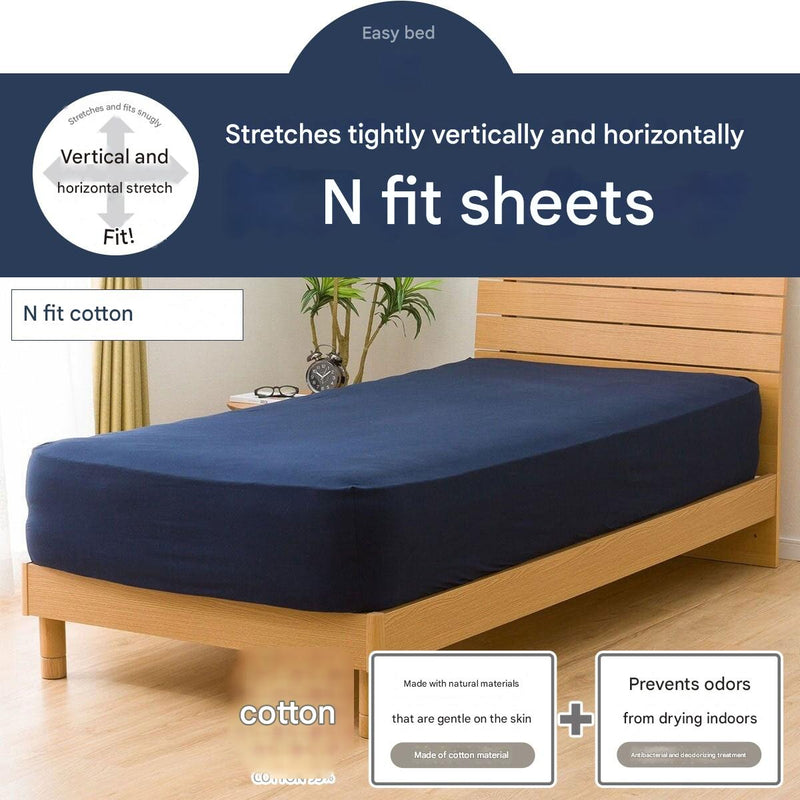STRETCH FITTEDSHEET38 NFIT FT05 COTTON SD-D